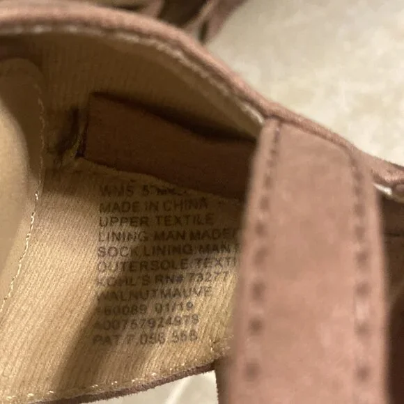 LC Lauren Conrad Walnut Women's High Heel Sandals - Picture 4 of 5